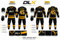 Ensemble de hockey DLX 100% personnalisé pour vous