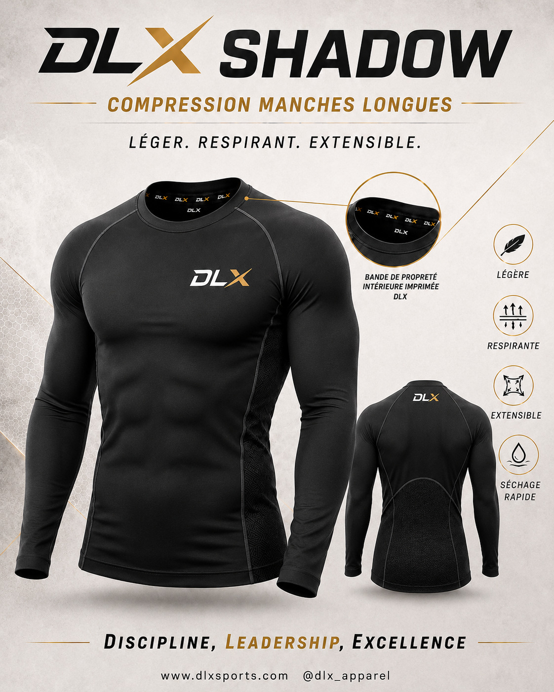 Compression manches longues