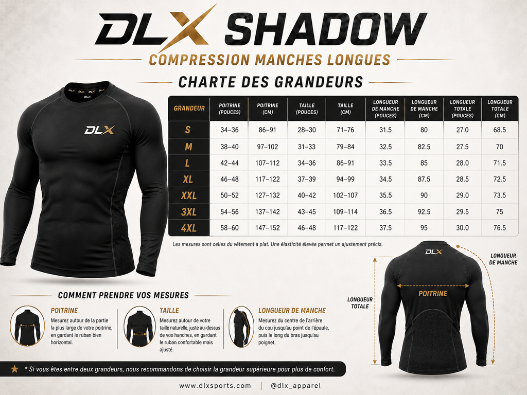 Compression manches longues