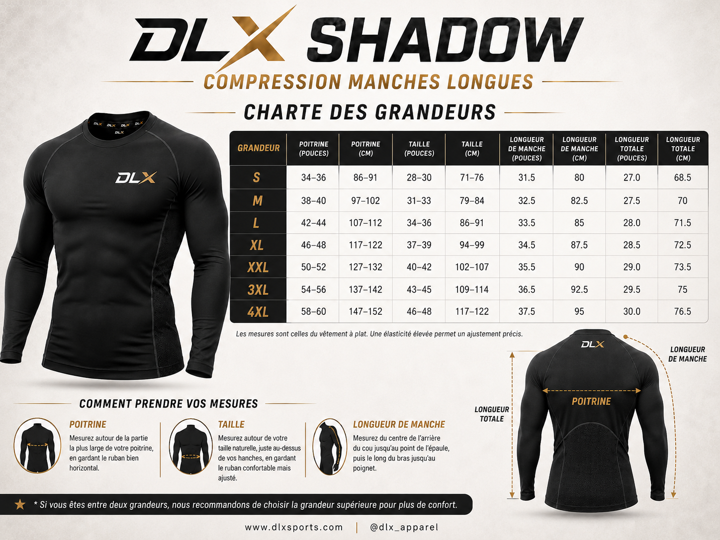 Compression manches longues