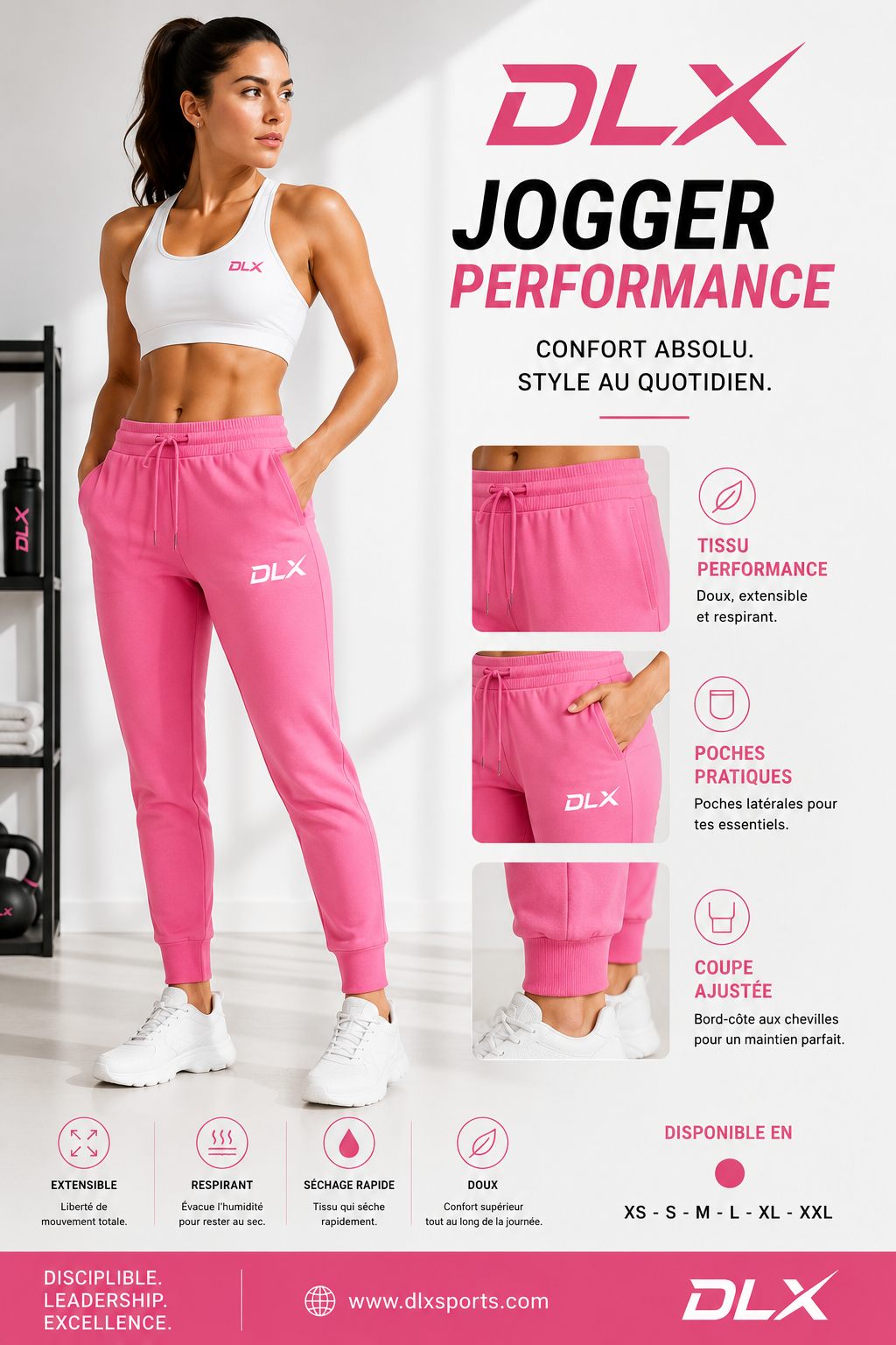 Pantalon joggers performance