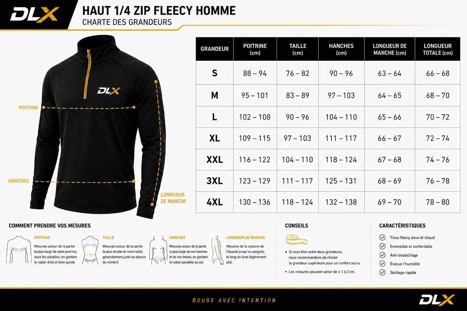 Quart Zip performance
