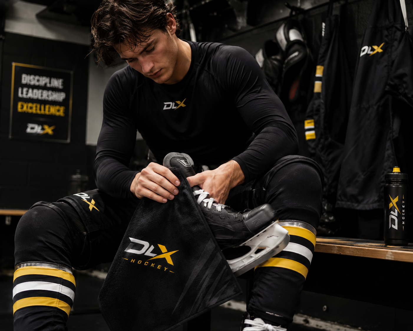 Serviette à patins DLX Hockey