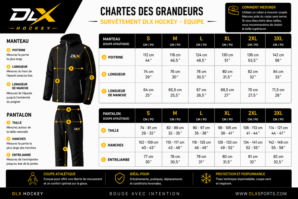 Survêtement DLX Hockey – Équipe