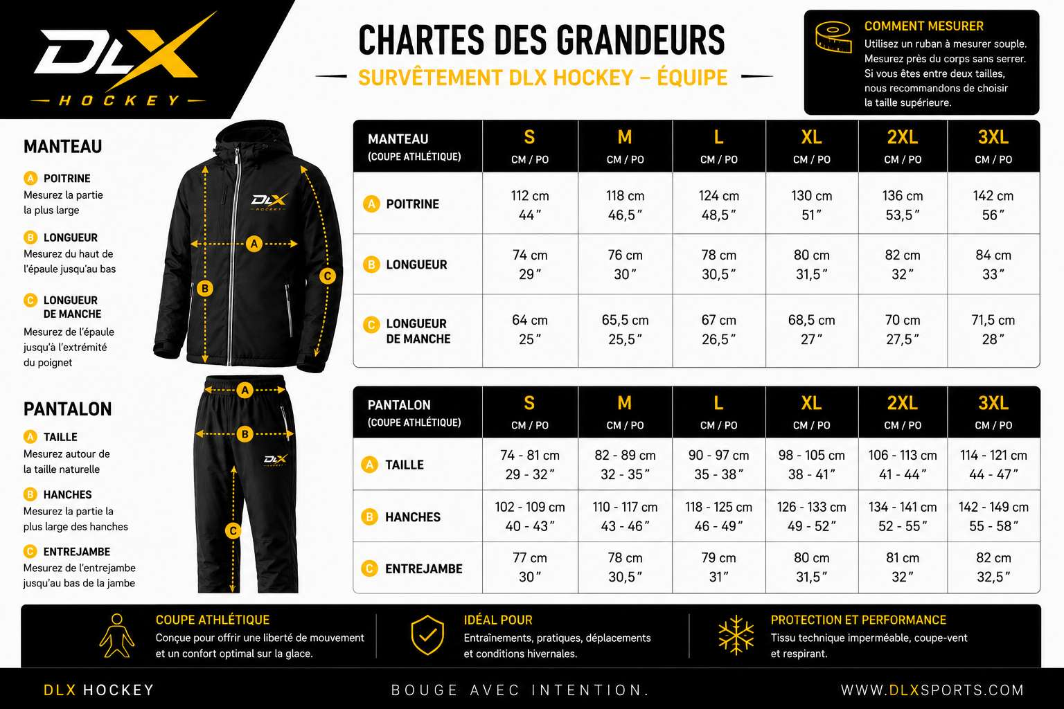 Survêtement DLX Hockey – Équipe