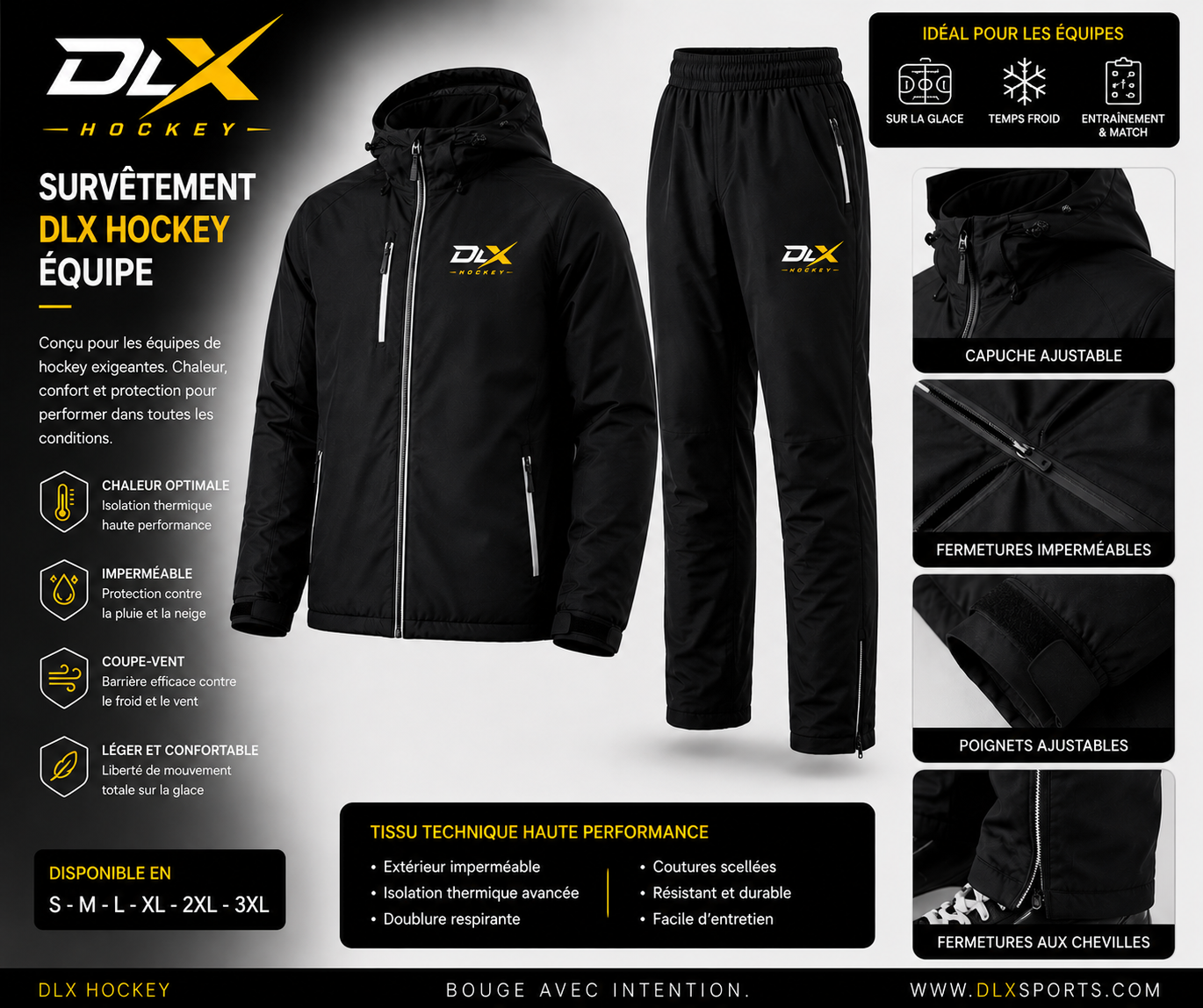 Survêtement DLX Hockey – Équipe