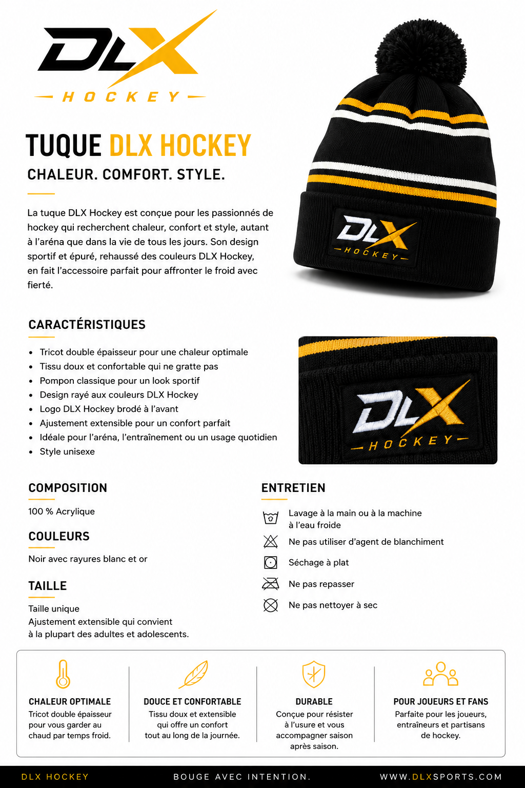 Tuque DLX Hockey
