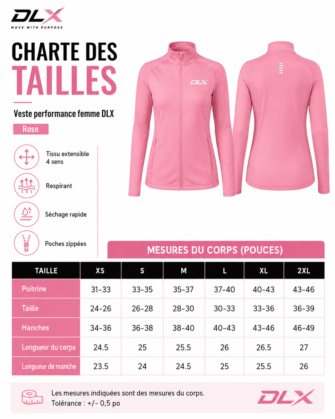 Veste performance